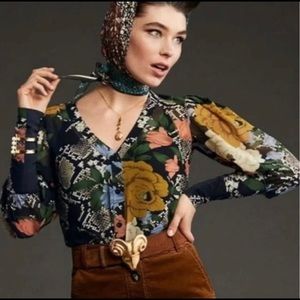 CAbi Snake charmer blouse # 3762 xl